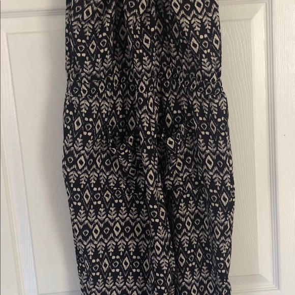 Ann Taylor Loft Navy Blue/Beige Jumpsuit Size S - Picture 3 of 4